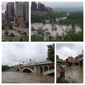 Flooding affecting parts of the City of Calgary, Alberta (Source: Accuweather.com)