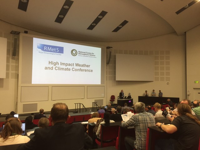 Liz Bentley from RMetS introduces the conference